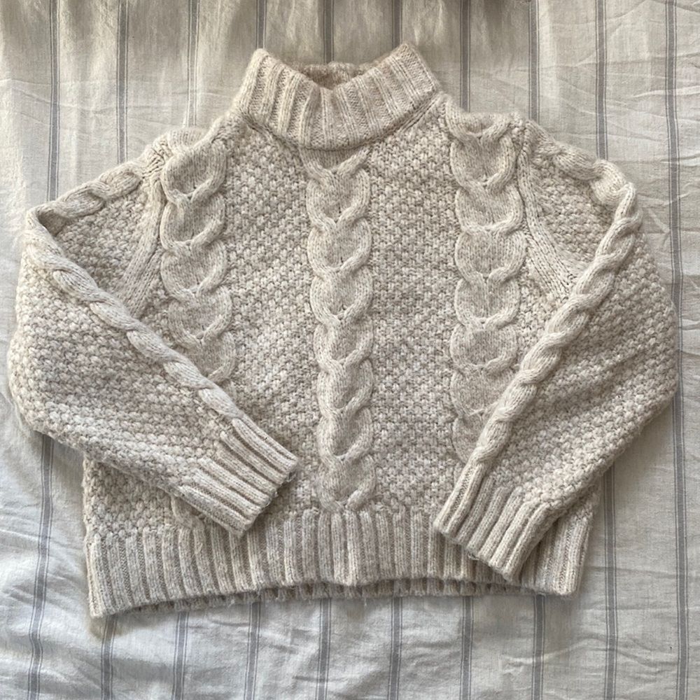American Eagle Cable Sweater